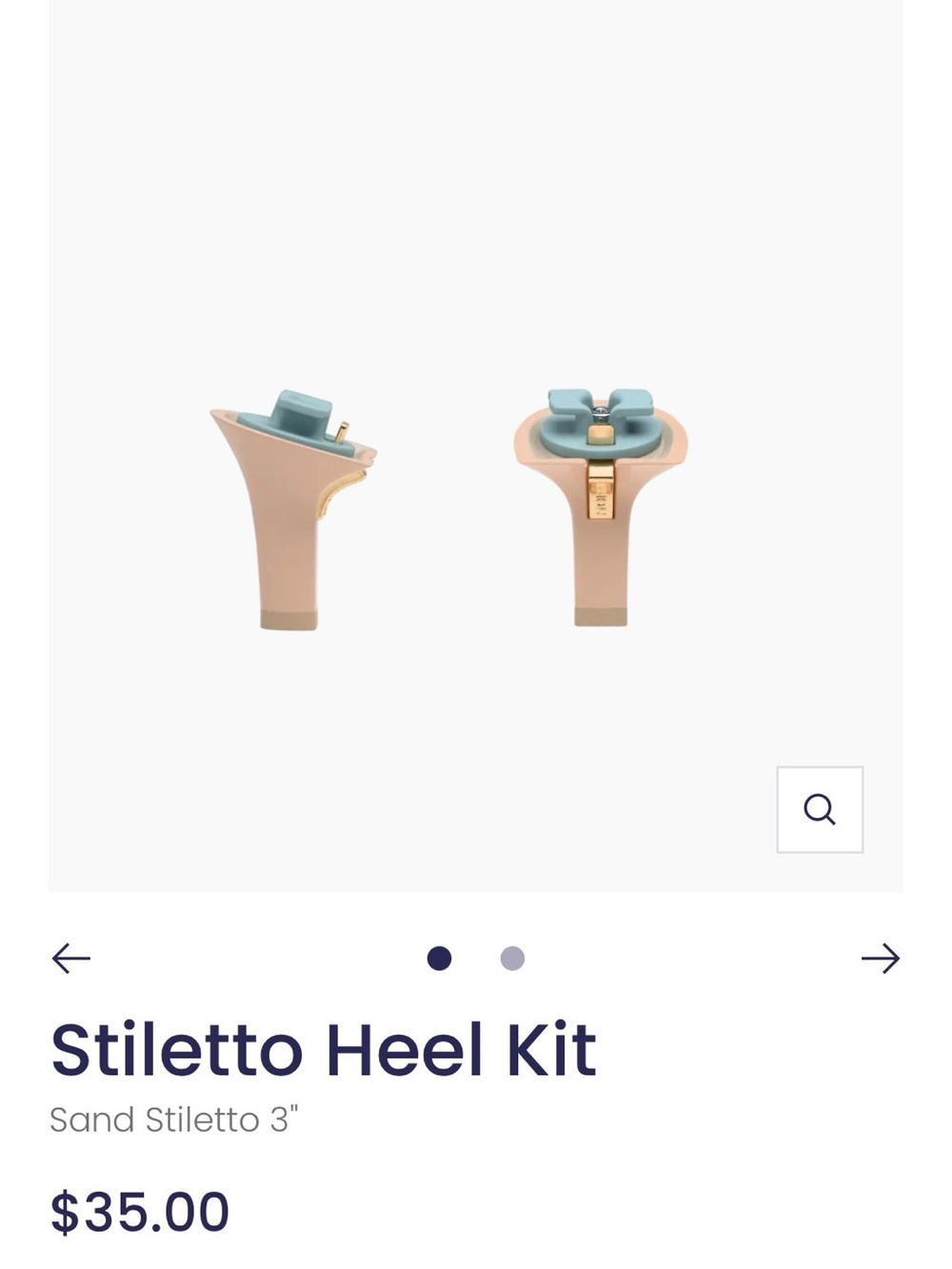 Pashion Footwear Sand 3” Stiletto Heel